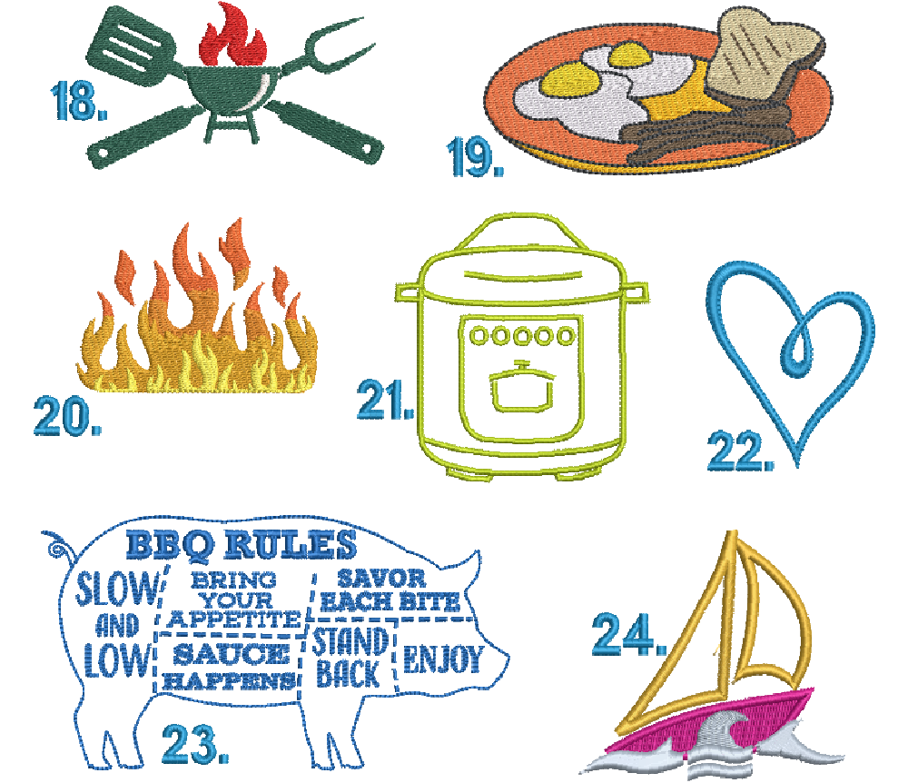 Design-Your-Own Personalized Embroidered Unisex Apron with Artwork - Special Message for your Favorite Chef!