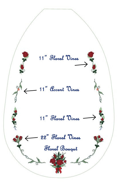 Design-Your-Own Distinctive Embroidered Veil by Michele