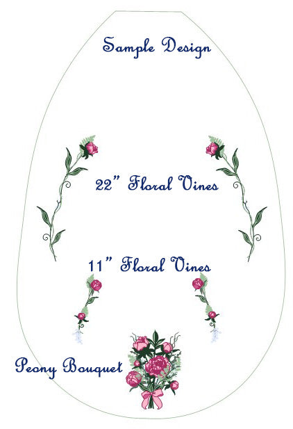 Design-Your-Own Distinctive Embroidered Veil by Michele