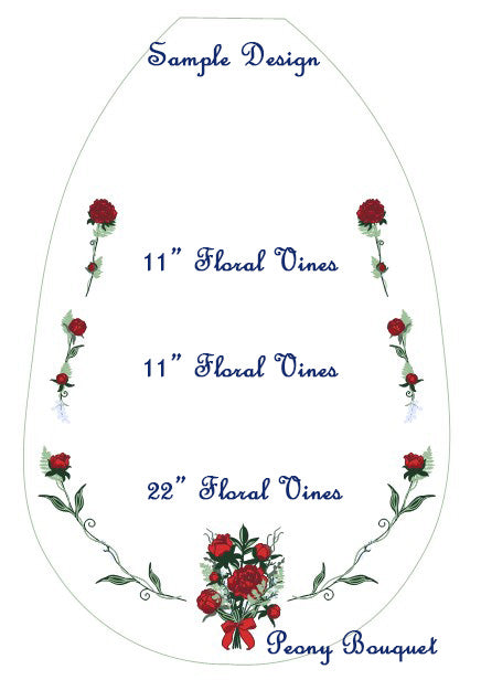Design-Your-Own Distinctive Embroidered Veil by Michele