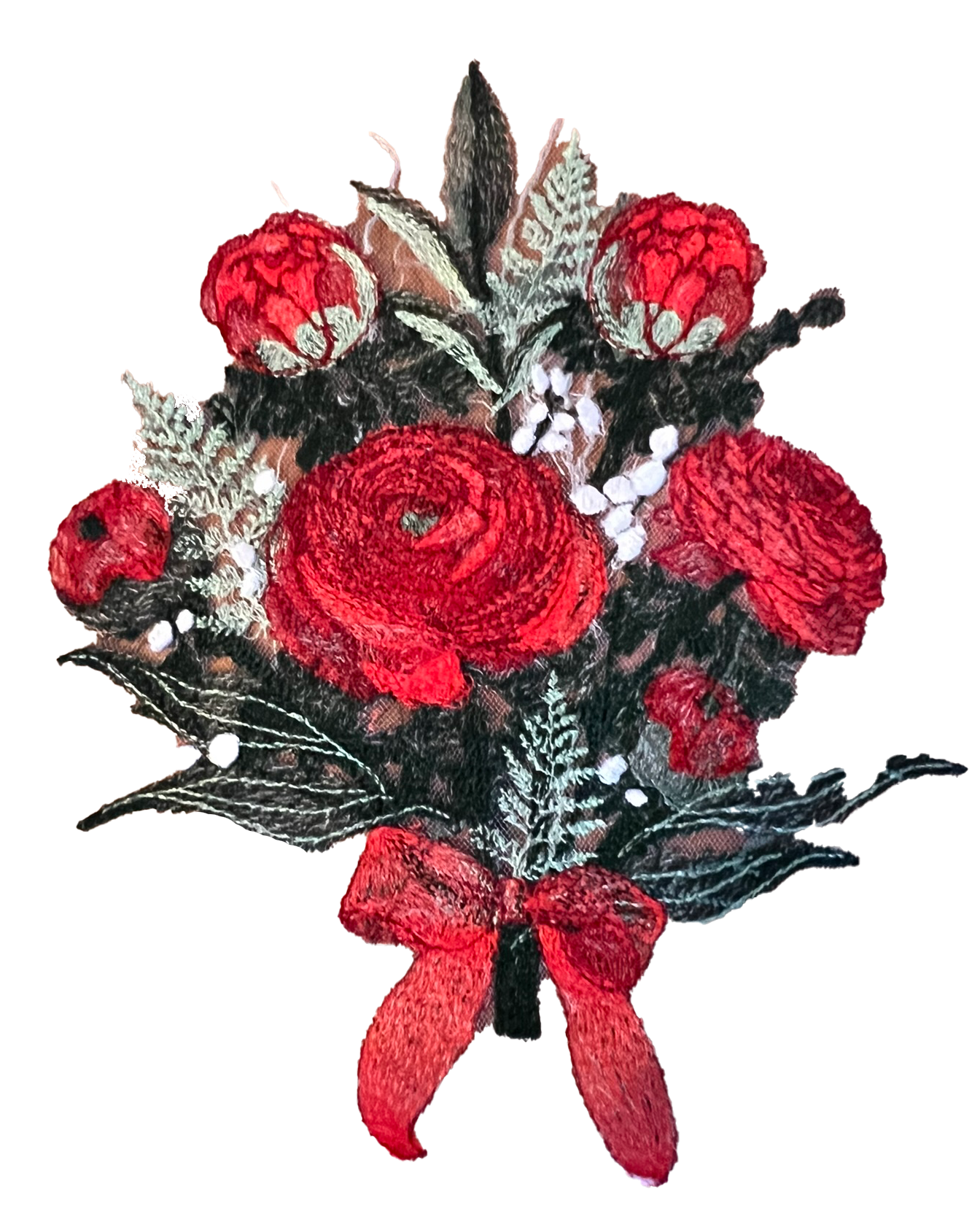 Design-Your-Own Distinctive Embroidered Veil by Michele