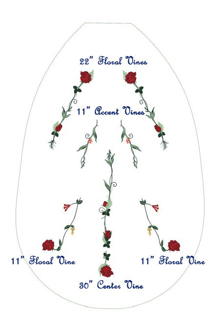Design-Your-Own Distinctive Embroidered Veil by Michele