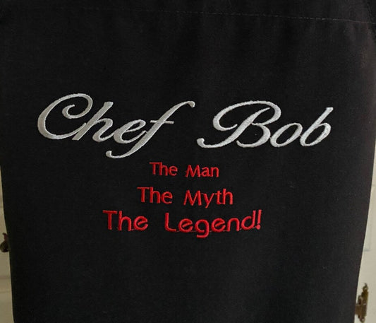 Personalized Embroidered Unisex Apron